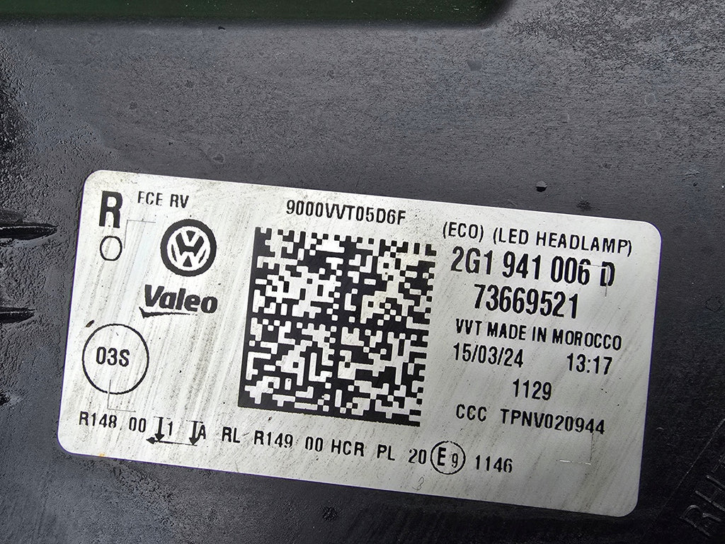 Frontscheinwerfer VW Polo 2G1941005D 2G1941006D Full LED Rechts oder Links SCH2475900963hd