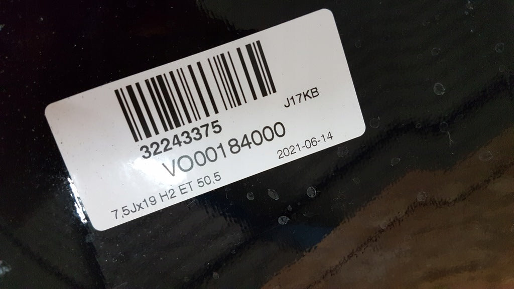 1x Alufelge 19 Zoll 7.5" 5x108 50 5ET 32243375 Volvo Xc60 Xc40 Rim Wheel FEL6849683337tg