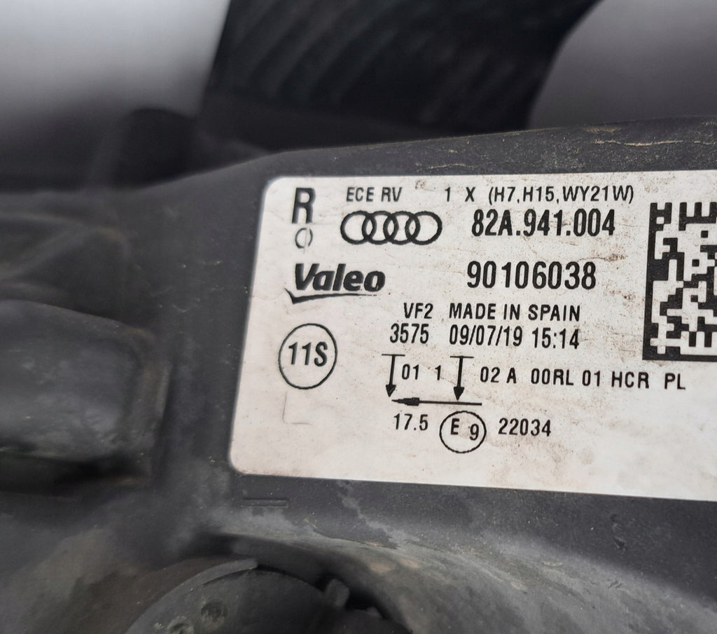 Frontscheinwerfer Audi A1 82A941004 Rechts Scheinwerfer Headlight SCH2354693316ua