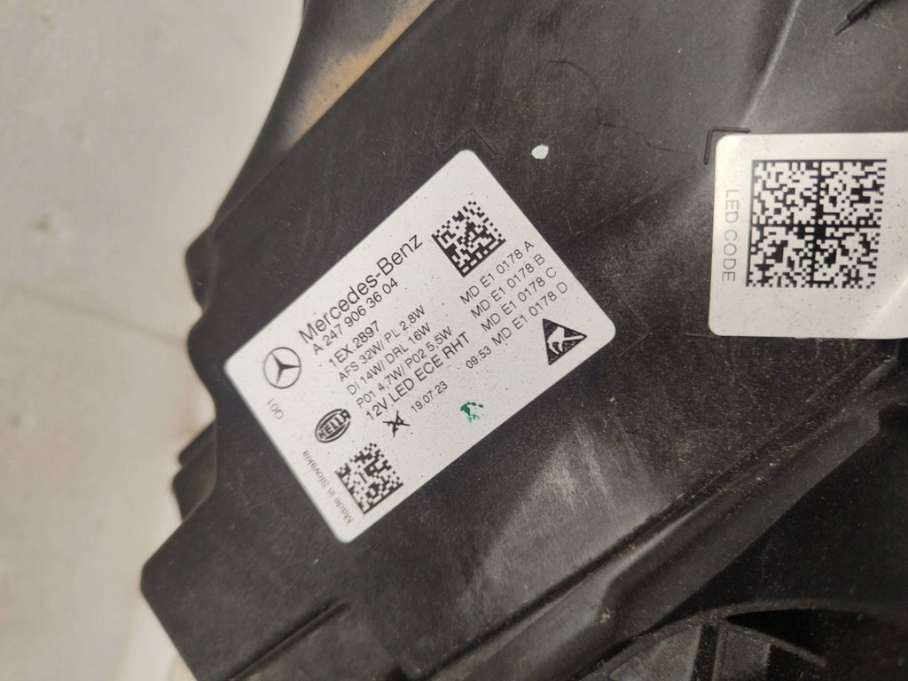 Frontscheinwerfer Mercedes-Benz W247 A2479063604 LED Rechts Headlight SCH4990032826tv