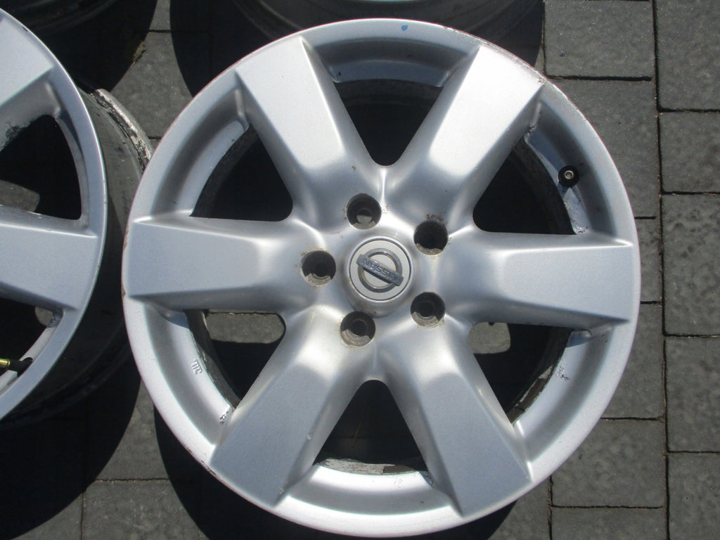 4x Alufelge 17 Zoll 6.5" 5x114.3 Nissan Rim Wheel FEL5844431501bq