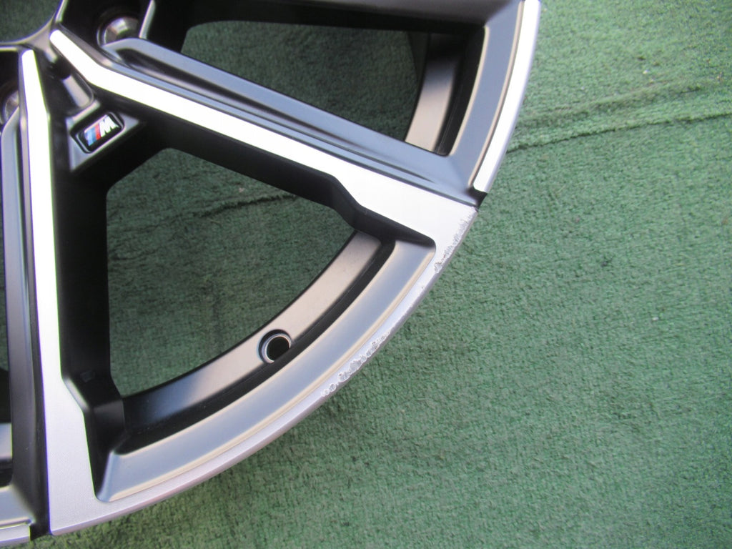 1x Alufelge 19 Zoll 8.0" 5x112 27ET Matt Schwarz 8747000 BMW 3 G21 G20 Rim Wheel FEL5054743700pv