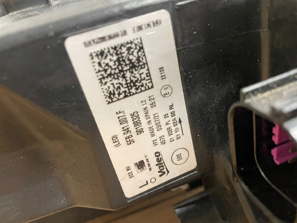 Frontscheinwerfer Seat Leon 5FB941007F Full LED Links Scheinwerfer Headlight