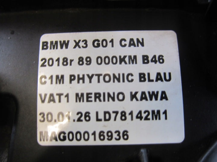 Motor BMW X3 G01 G02 B46 2018 Engine Unkomplett MOT8548188786em