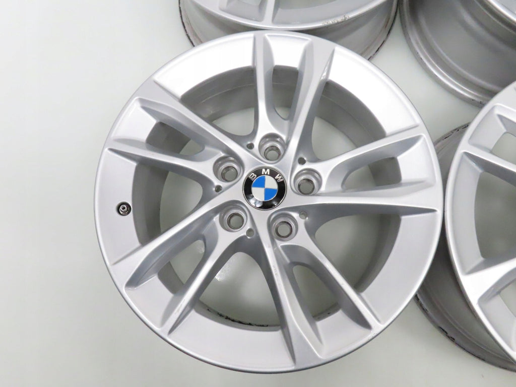 4x Alufelge 16 Zoll 7.0" 5x112 47ET Glanz Silber 6855083 BMW 2 F45 F46 Rim Wheel FEL9043923071oz