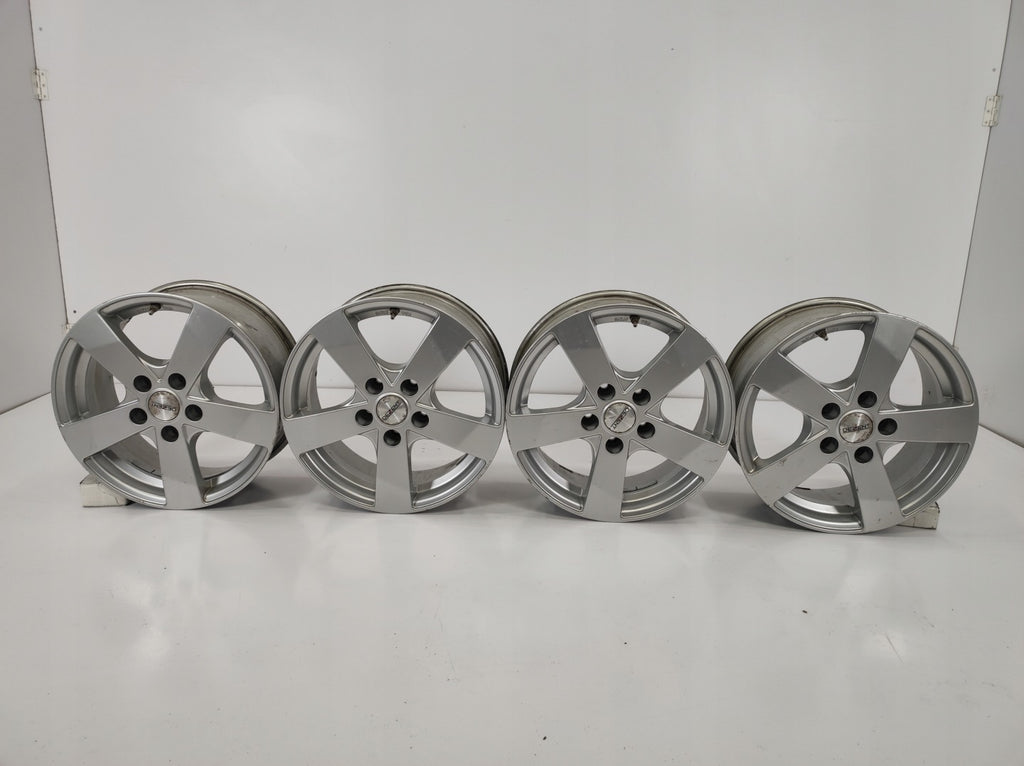 4x Alufelge 16 Zoll 6.5" 5x114.3 35ET Rim Wheel FEL1483409764bc
