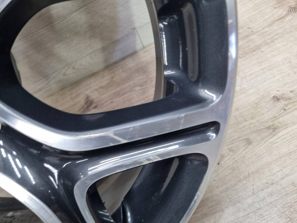 1x Alufelge 18 Zoll 7.0" 5x114.3 38ET Glanz Schwarz Mitsubishi Outlander FEL9850829435fm