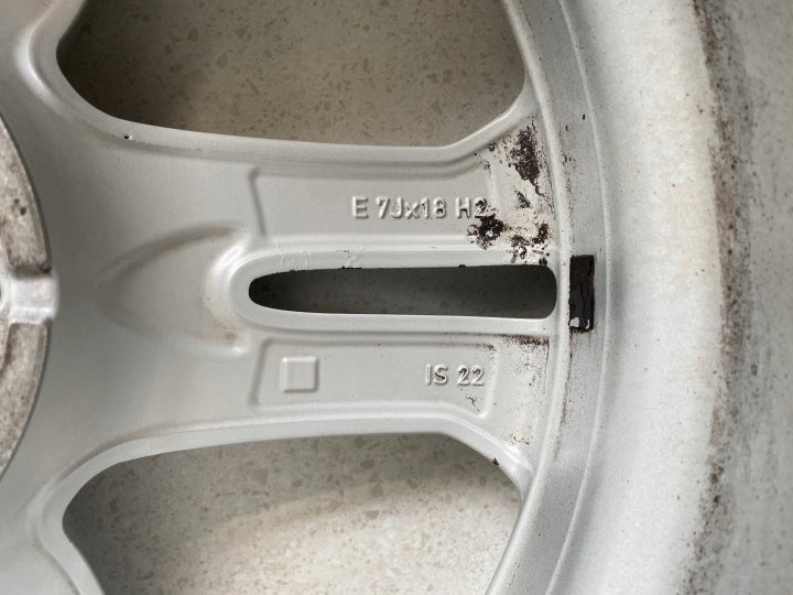 1x Alufelge 18 Zoll 7.0" 5x112 22ET Glanz Silber 6876918 BMW X3 G01 G02 FEL3328627927oz