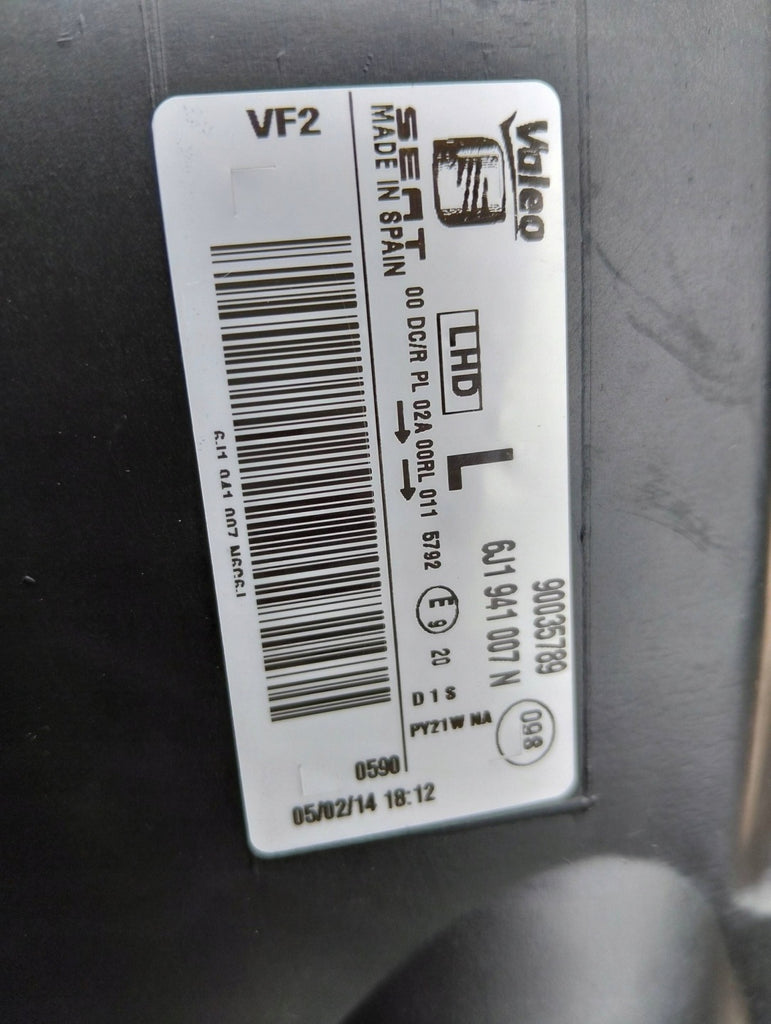 Frontscheinwerfer Seat Ibiza I 6J1941007N Xenon Links Scheinwerfer Headlight SCH5498202463ub