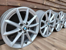 Laden Sie das Bild in den Galerie-Viewer, 4x Alufelge 17 Zoll 7.5" 5x112 52ET Glanz Silber 6856061 BMW F45 X1 F48 FEL6951213415xs