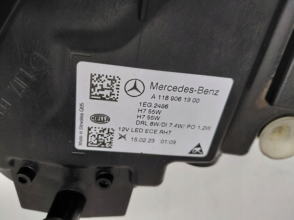 Frontscheinwerfer Mercedes-Benz Cla A1189061900 Links Scheinwerfer Headlight SCH9781409420dt