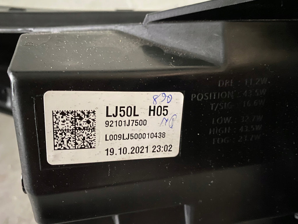 Frontscheinwerfer Kia Ceed 92101J7500 Links Scheinwerfer Headlight