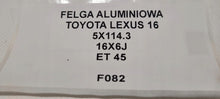 Laden Sie das Bild in den Galerie-Viewer, 1x Alufelge 16 Zoll 6.0" 5x114.3 45ET Lexus Rim Wheel FEL8286842148ry