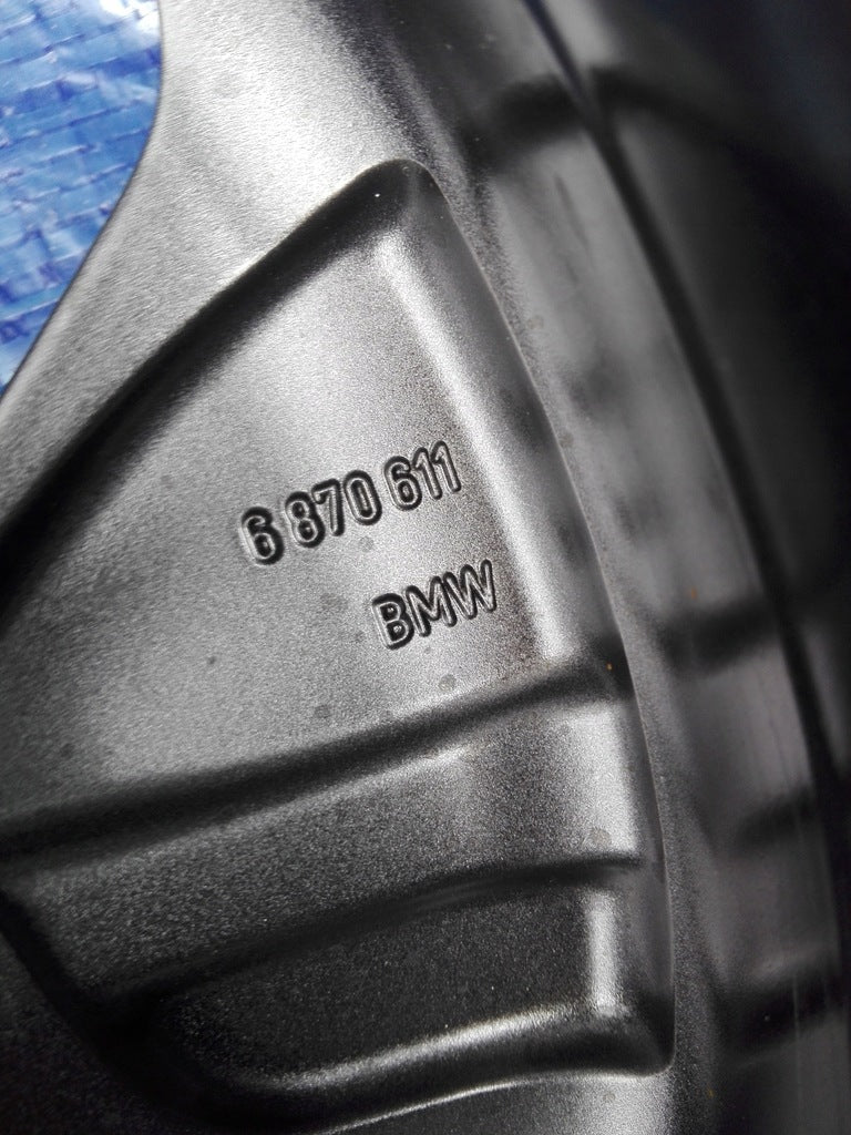 1x Alufelge 16 Zoll 7.0" 5x120 31ET Glanz Grau 6870611 BMW 3 F30 F31 Mg FEL1232059181es