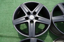 Laden Sie das Bild in den Galerie-Viewer, 4x Alufelge 17 Zoll 7.5" 5x112 45ET Matt Schwarz 4F0601025AF Audi C6 A4 B7 FEL1390640609zm