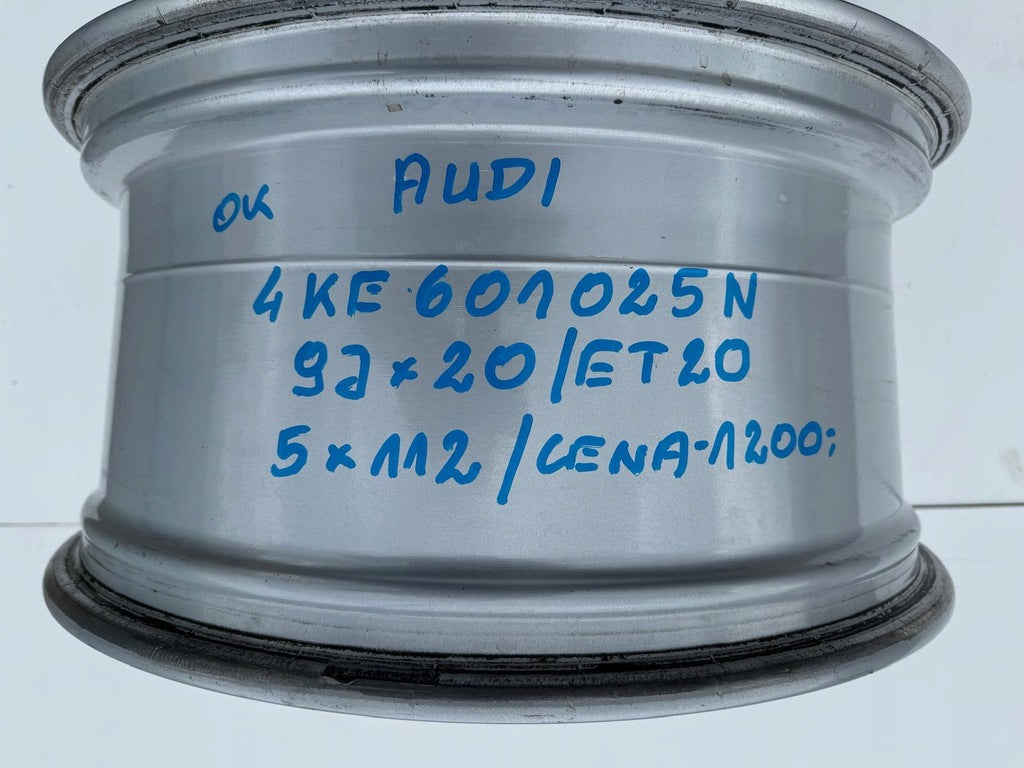 1x Alufelge 20 Zoll 9.0" 5x112 20ET 4KE601025N Audi Rim Wheel FEL3361751877dc