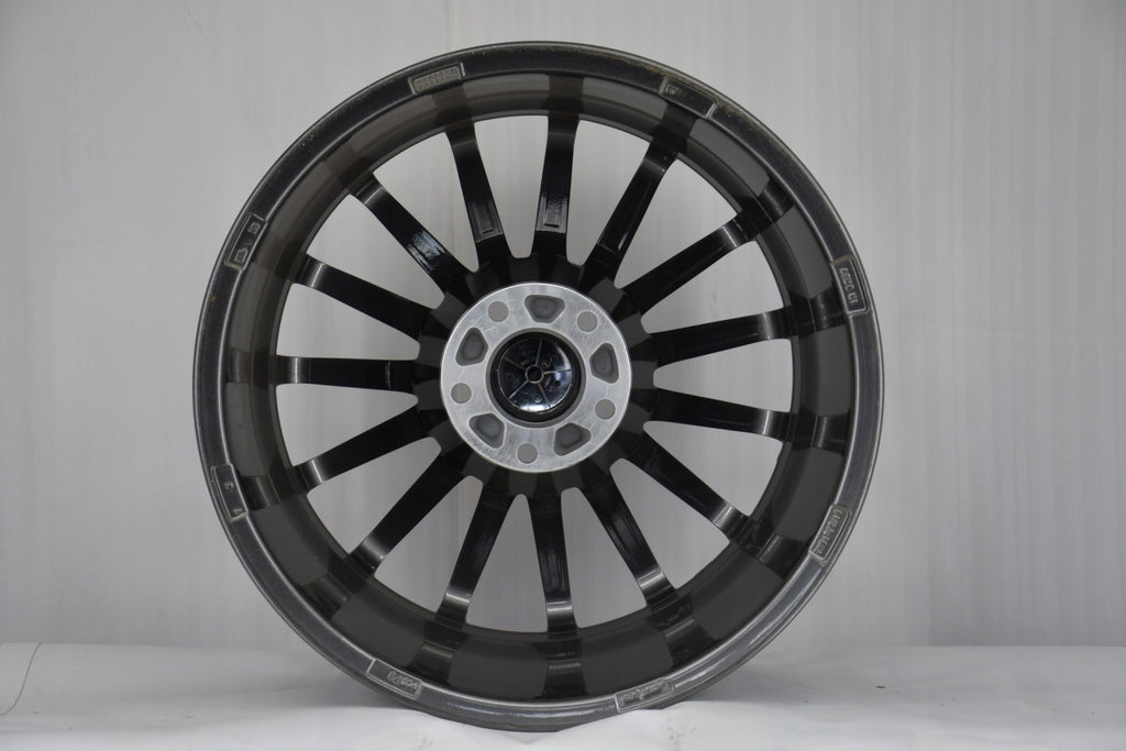 1x Alufelge 18 Zoll 8.5" 5x120 37ET Glanz KBA51550 Mg Rim Wheel FEL3121428039bk