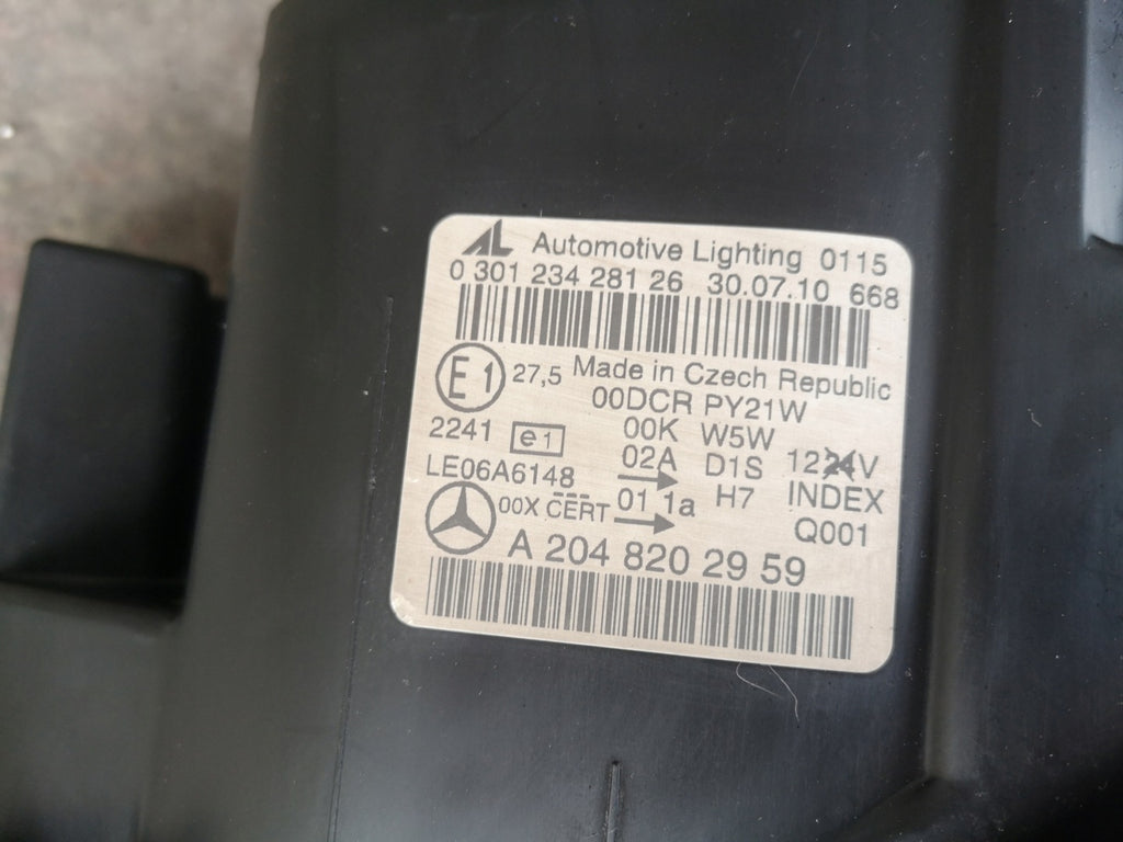 Frontscheinwerfer Mercedes-Benz W204 A2048202959 Links Scheinwerfer Headlight SCH9282659172ns