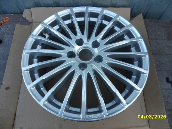 1x Alufelge 17 Zoll 7.5" 5x112 35ET Glanz Silber KBA49634 Rim Wheel FEL8520130687af