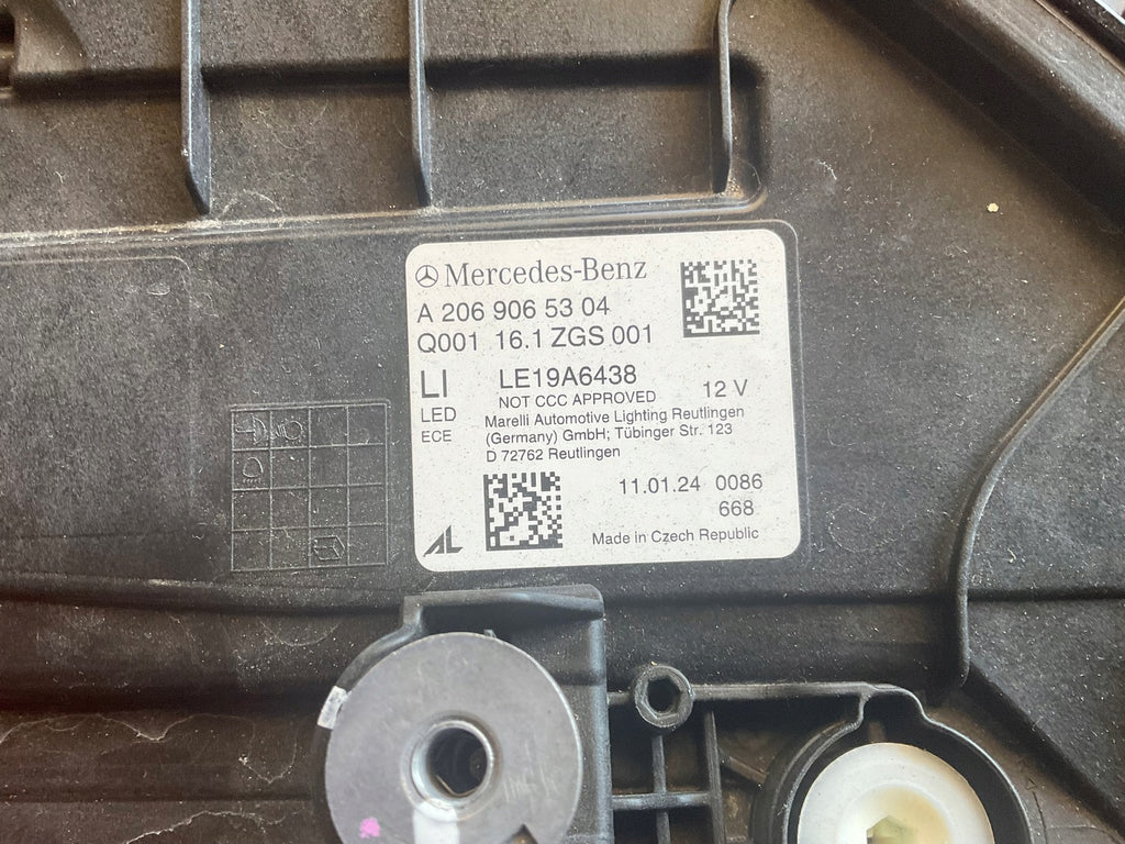Frontscheinwerfer Mercedes-Benz W206 A2069065304 Links Scheinwerfer Headlight SCH3693188004di