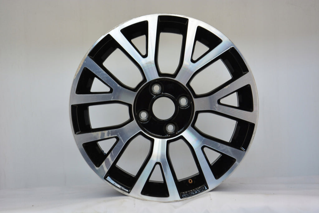 1x Alufelge 16 Zoll 6.0" 4x100 43ET Glanz Silber 1S0601025AA Vw Rim Wheel