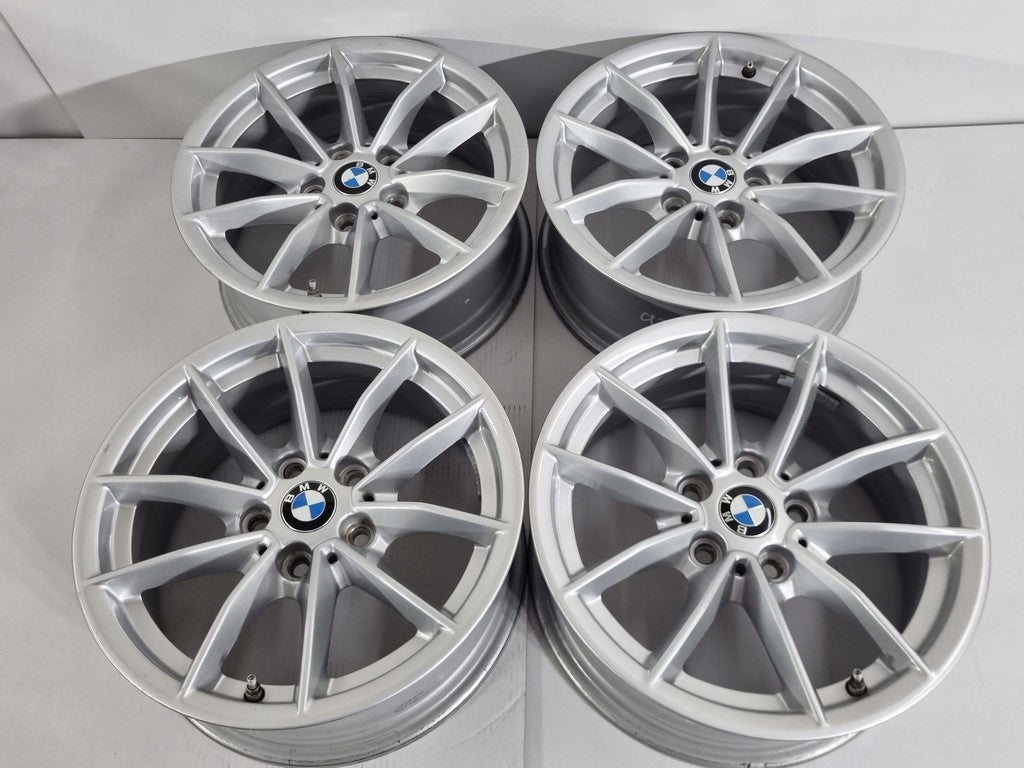 4x Alufelge 16 Zoll 6.5" 5x112 22ET Glanz Silber 6876921 BMW Rim Wheel FEL4423989707jh