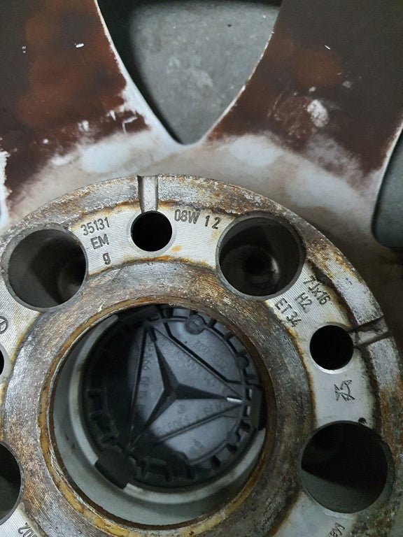 1x Alufelge 16 Zoll 7.0" 5x112 34ET Mercedes-Benz Slk R171 Rim Wheel FEL7846608845fe