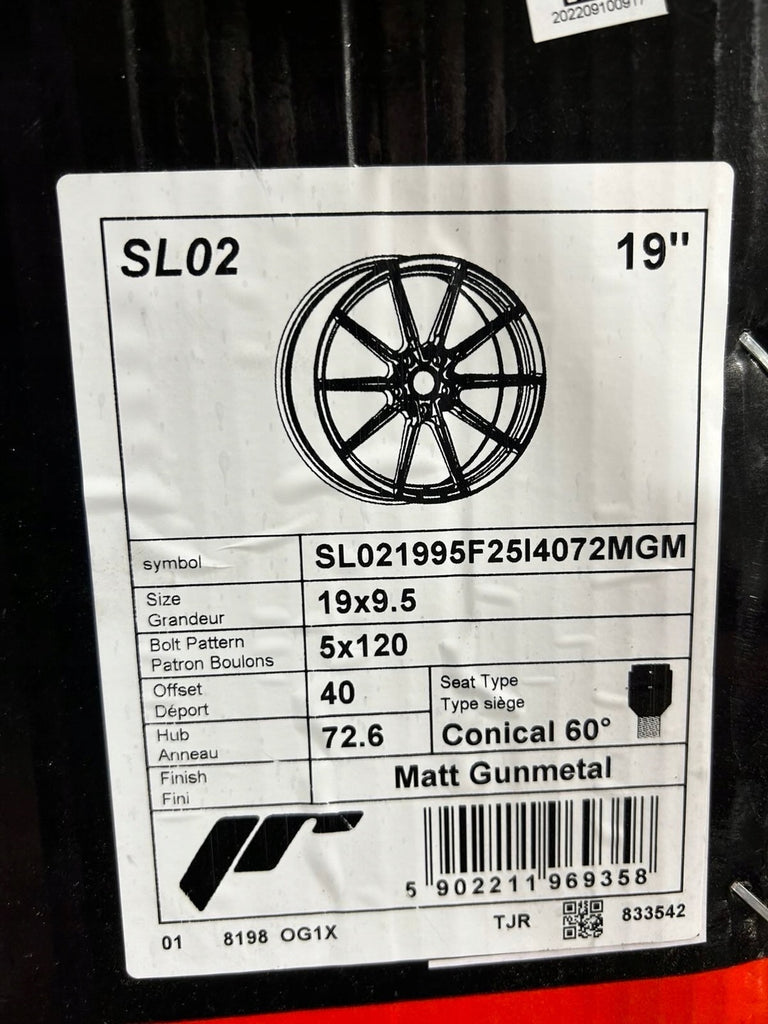 1x Alufelge 19 Zoll 9.5" 5x120 40ET SL021995F25I4072 Rim Wheel