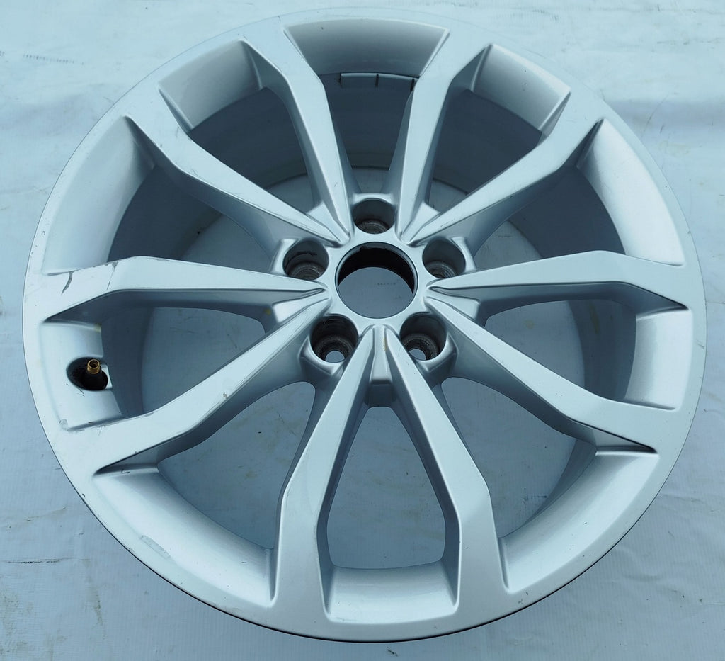 1x Alufelge 18 Zoll 7.5" 5x112 39ET Glanz Silber 8W0601025 Audi Rim Wheel