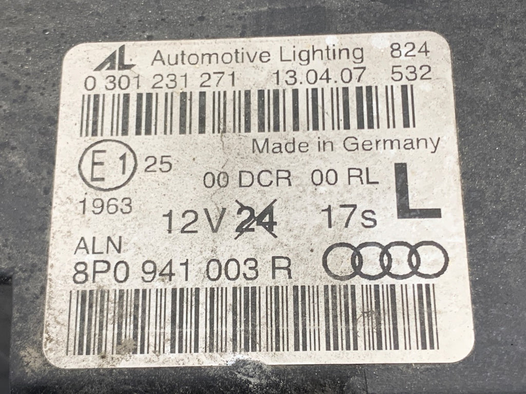 Frontscheinwerfer Audi A3 8P0941003R Links Scheinwerfer Headlight SCH8657173712ny