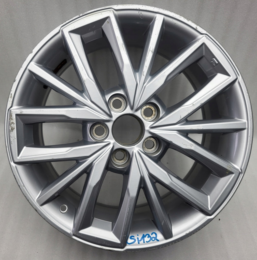 1x Alufelge 17 Zoll 7.5" 5x114.3 40ET Glanz Silber PW457-02003 Toyota Corolla FEL5863721560az
