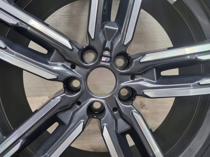 1x Alufelge 19 Zoll 8.0" 5x112 26ET Glanz Graphit 8090019 BMW 8 G14 G15 Mg FEL6716597036rm