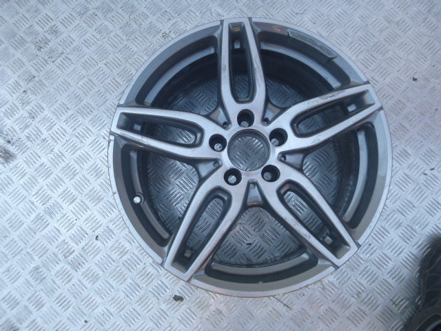 1x Alufelge 18 Zoll 7.5" 5x112 52ET Glanz Schwarz A1764010700 Mercedes-Benz