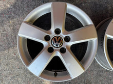 Load image into Gallery viewer, 4x Alufelge 16 Zoll 6.5" 5x112 50ET Glanz Silber 1T0601025M VW Touran Rim Wheel FEL7604036146qk