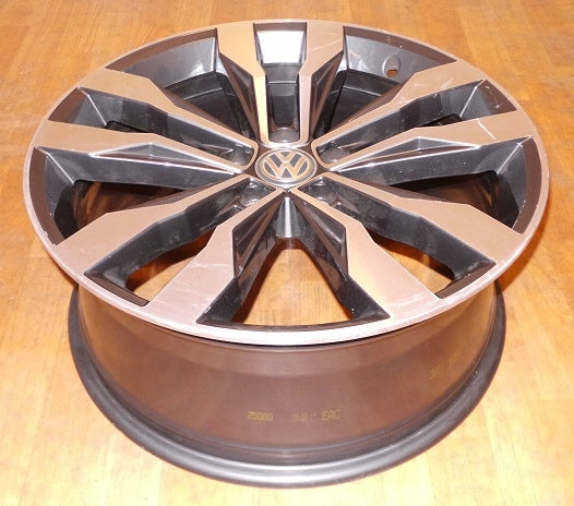 1x Alufelge 19 Zoll 8.0" 5x112 47ET Glanz Graphit 2GA601025F Mg T-Roc Rim Wheel FEL3429434940fw