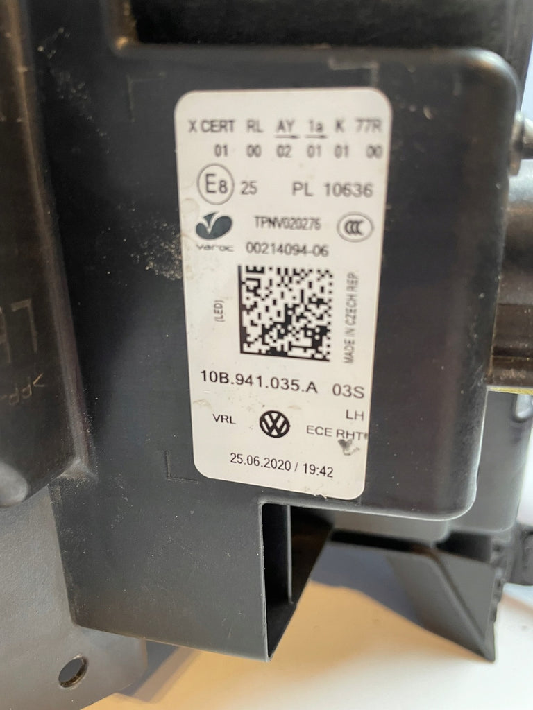Frontscheinwerfer VW Id.3 10B941035A Full LED Ein Stück (Rechts oder Links) SCH5789645696kg