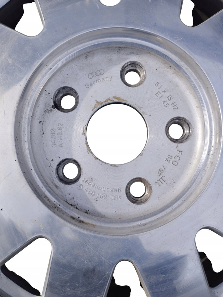 1x Alufelge 15 Zoll 6.0" 5x112 4B0601025 Audi Rim Wheel FEL1648981253dg