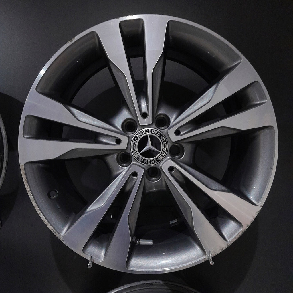 4x Alufelge 18 Zoll 8.5" 5x112 56ET Glanz Graphit A2054012902 Audi S205 W205 Mg