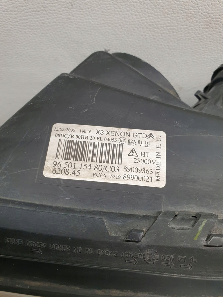Frontscheinwerfer Citroën C5 I 9650115480 Xenon Links Scheinwerfer Headlight SCH6616087219bz