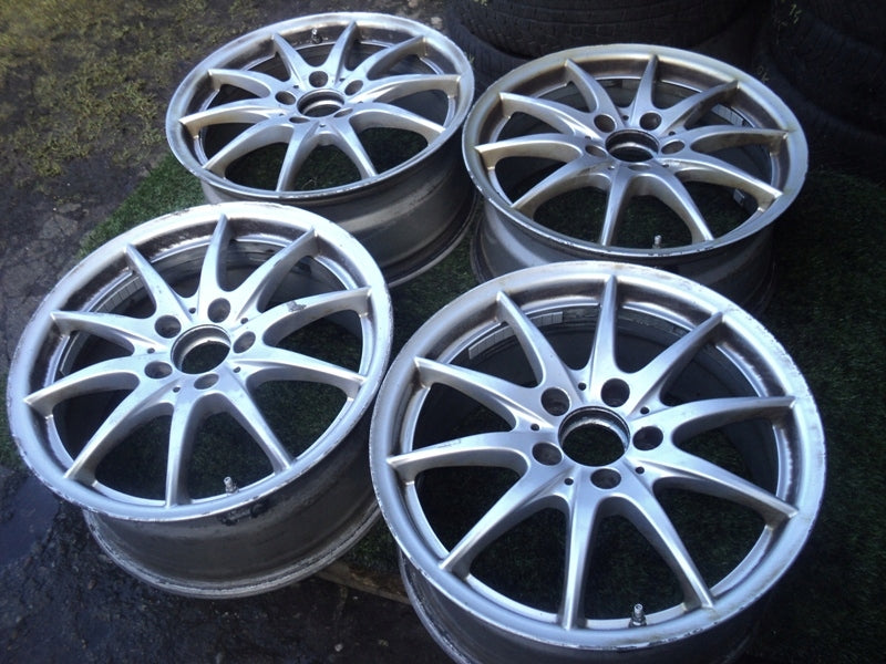 4x Alufelge 17 Zoll 7.5" 5x112 52 5ET Glanz Weiß Mercedes-Benz Rim Wheel FEL8757620485dz