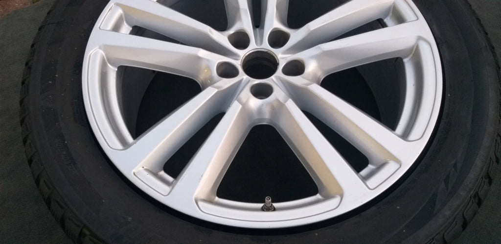 1x Alufelge 20 Zoll 8.0" 5x112 28ET Glanz Silber 4M0601025G Audi Q7 Rim Wheel FEL1362321995hb