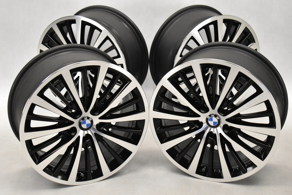 4x Alufelge 17 Zoll 7.5" 5x112 54ET Glanz Schwarz 6855090 BMW 2 Gran Active F45 FEL7196998251xd