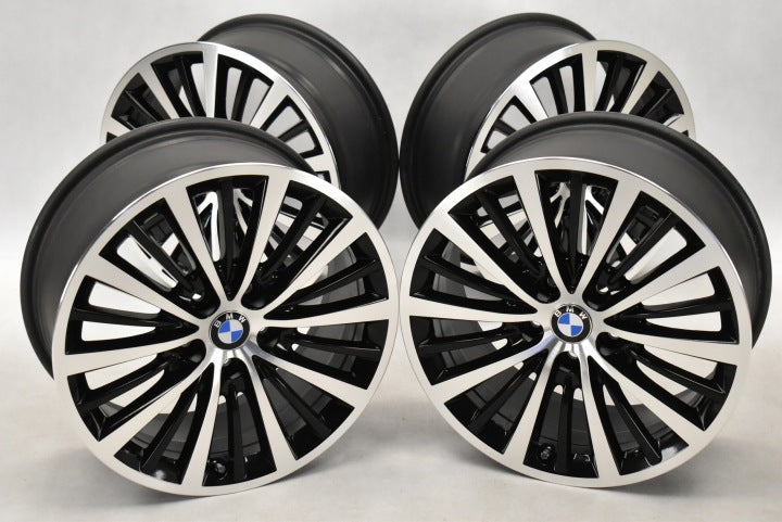4x Alufelge 17 Zoll 7.5" 5x112 54ET Glanz Schwarz 6855090 BMW 2 Gran Active F45 FEL7196998251xd