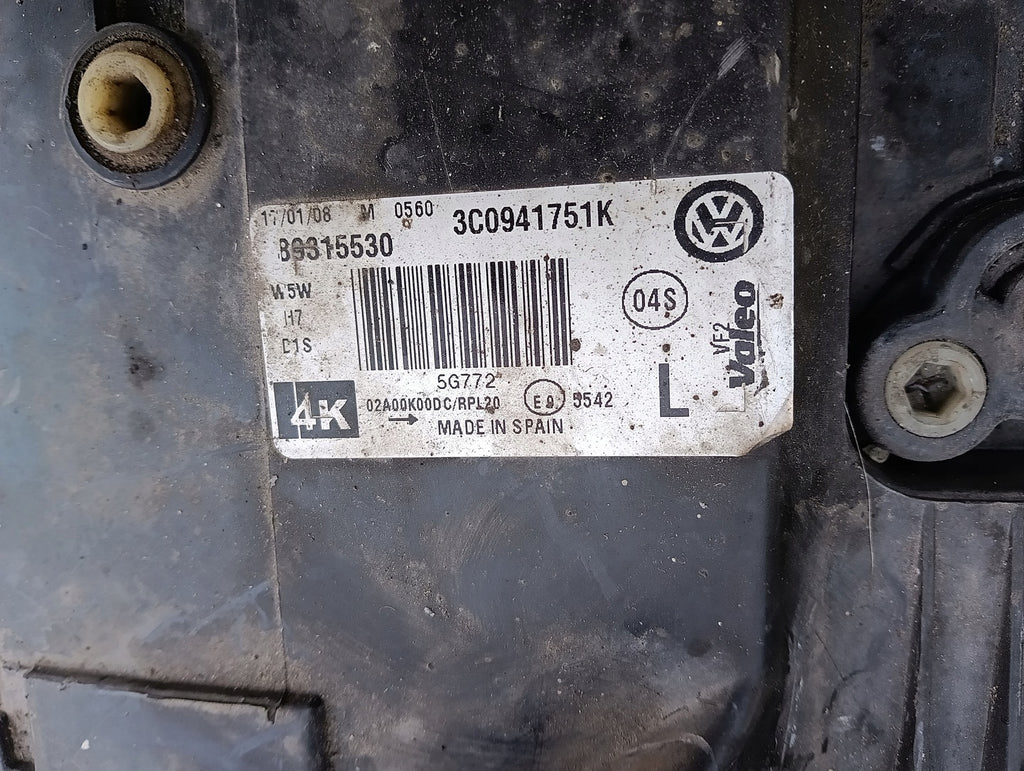 Frontscheinwerfer VW Passat 3C0941751K Xenon Links Scheinwerfer Headlight SCH2288953404kn