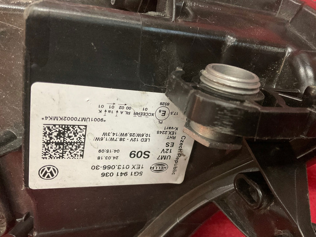 Frontscheinwerfer VW Golf VII 5G1941036 Full LED Rechts Scheinwerfer Headlight SCH2002252036nk