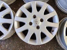 Load image into Gallery viewer, 4x Alufelge 16 Zoll 6.0" 4x114.3 45ET Glanz Silber Nissan I Rim Wheel FEL7562741986ms