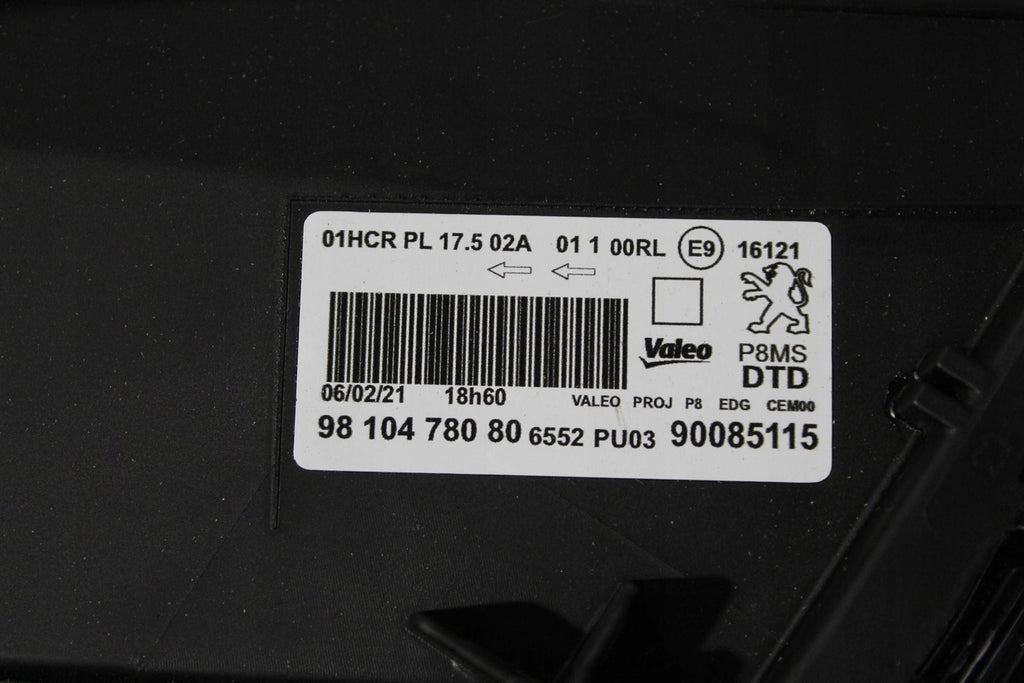 Frontscheinwerfer Peugeot 5008 I 9810478080 Rechts Scheinwerfer Headlight SCH3659646409an