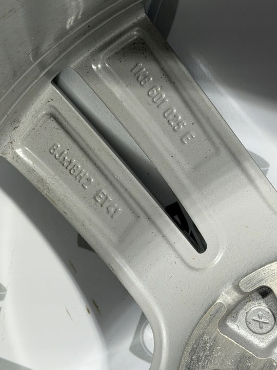 1x Alufelge 18 Zoll 8.0" 5x112 41ET Glanz Silber 1K8601025E VW I Rim Wheel FEL4523398383tb