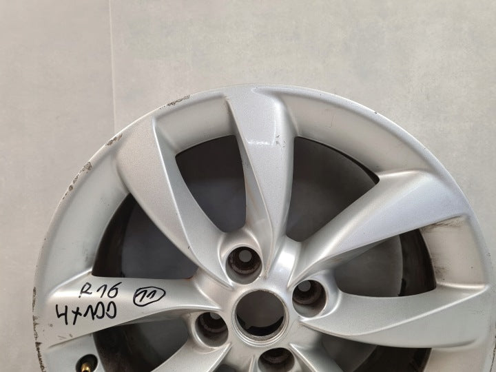 1x Alufelge 16 Zoll 4x100 0P072 Opel Adam Rim Wheel FEL3819815685dg