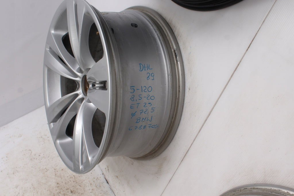 1x Alufelge 20 Zoll 8.5" 5x120 25ET Glanz Silber 6788705 BMW 1 Rim Wheel FEL5223074049tq